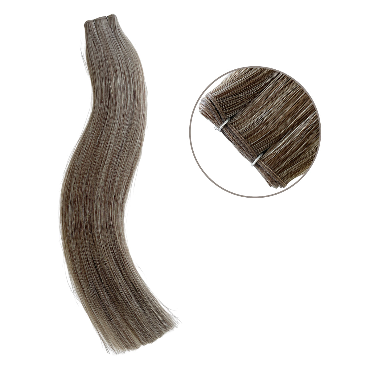 M6/SB - Creamy Toffee Ash Blonde Style Bébé mèche