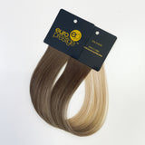 B1CC/WB - Cool Mochachino Brown/White Blonde Shadow Roots Euro Prestige