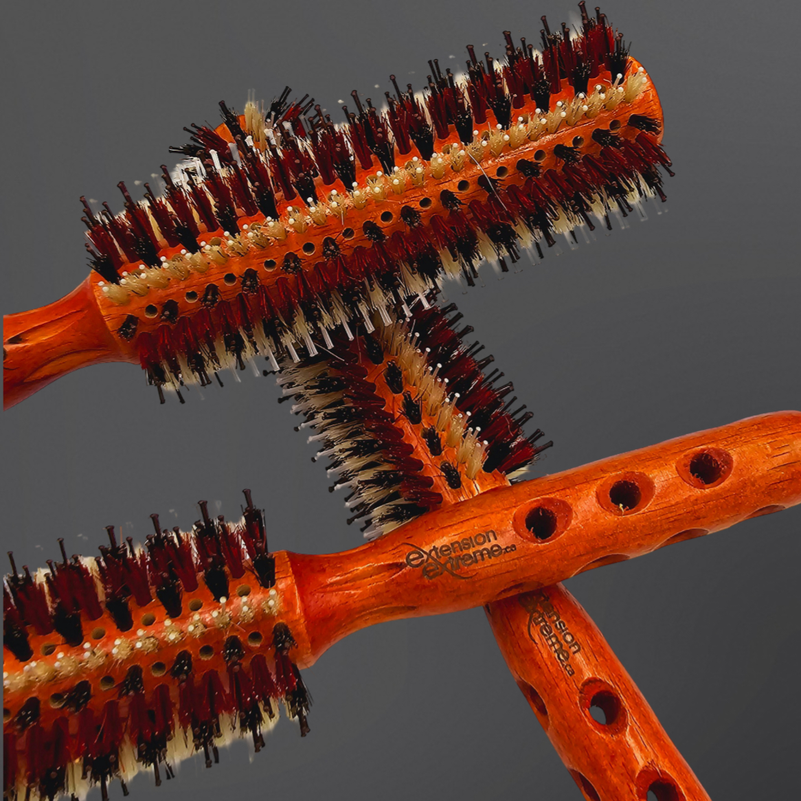 Brosse Ronde en Bois - Curl Shine Styler GROSSE G18mm