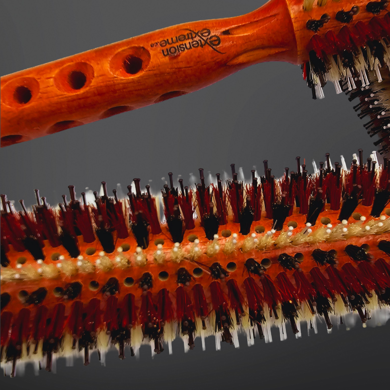 Brosse Ronde en Bois - Curl Shine Styler GROSSE G18mm