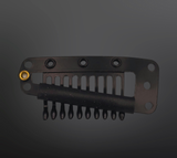 Clips Grosse Noir  x 12L 3.6cm Euro Prestige