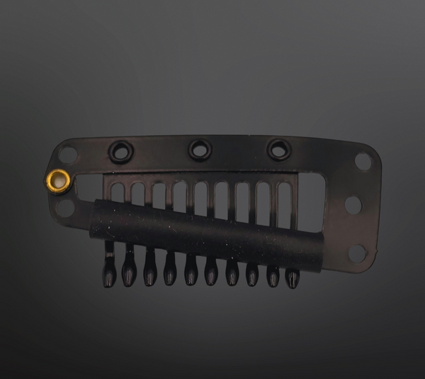Clips Large Black x 12L 3.6cm