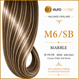 M6/SB - Creamy Toffee Ash Blonde Style Bébé mèche Euro Prestige
