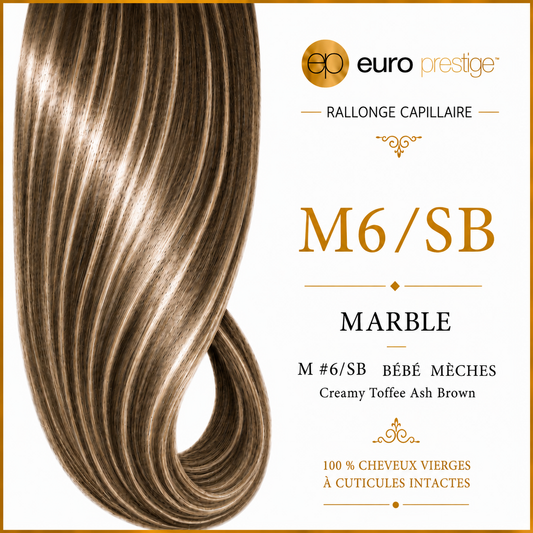 M6/SB - Creamy Toffee Ash Blonde Style (Marble)