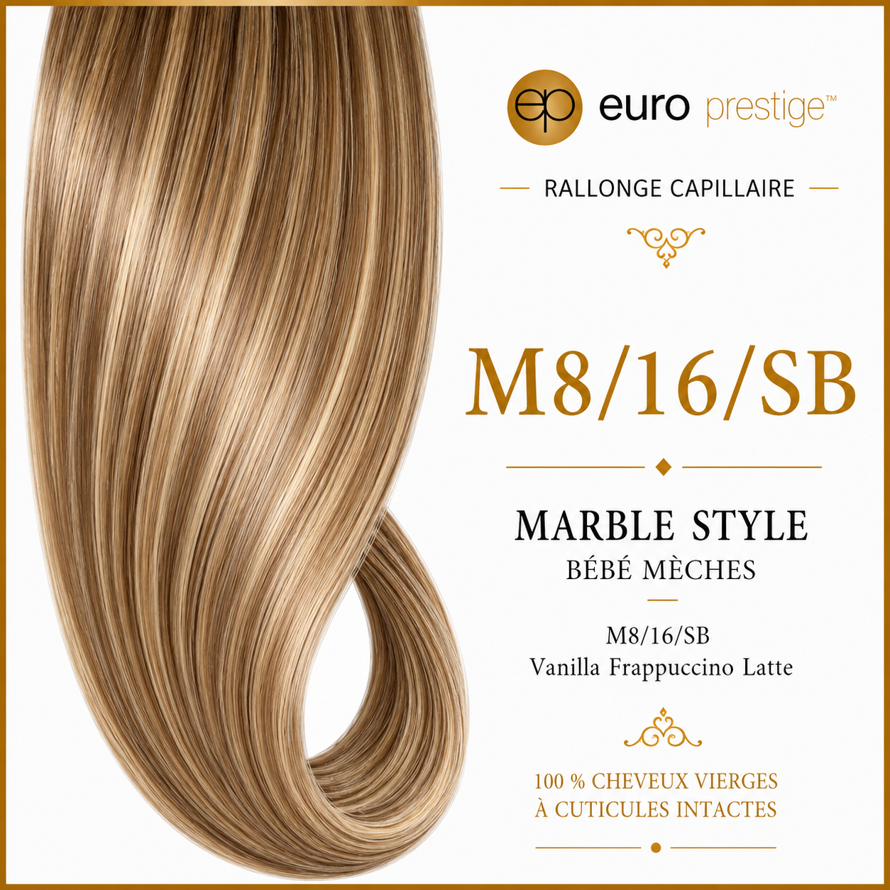 M8/16/SB - Vanilla Frappuccino Latte Marble Style