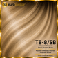 T8-8/SB -Toasted Almond Short Shadow Roots