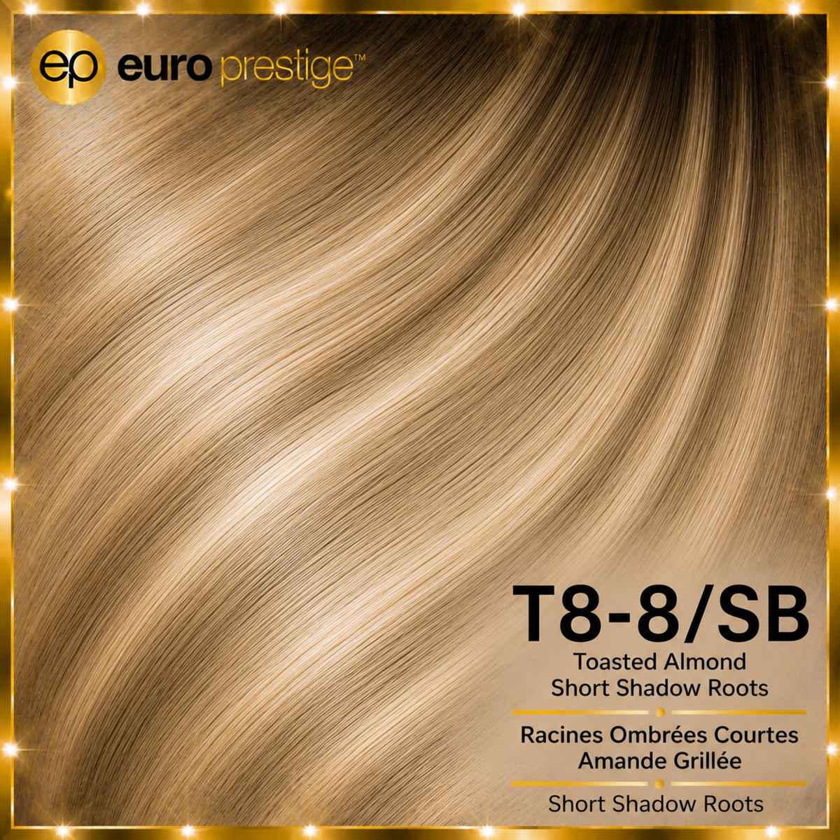 T8-8/SB -Toasted Almond Short Shadow Roots