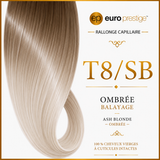 T8/SB - (Ash Blonde) Short Shadow Roots Euro Prestige