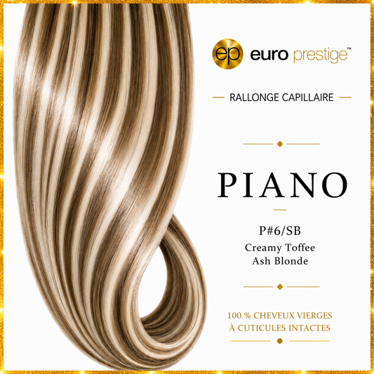 P6/SB - Creamy Toffee Ash Blonde Style Piano