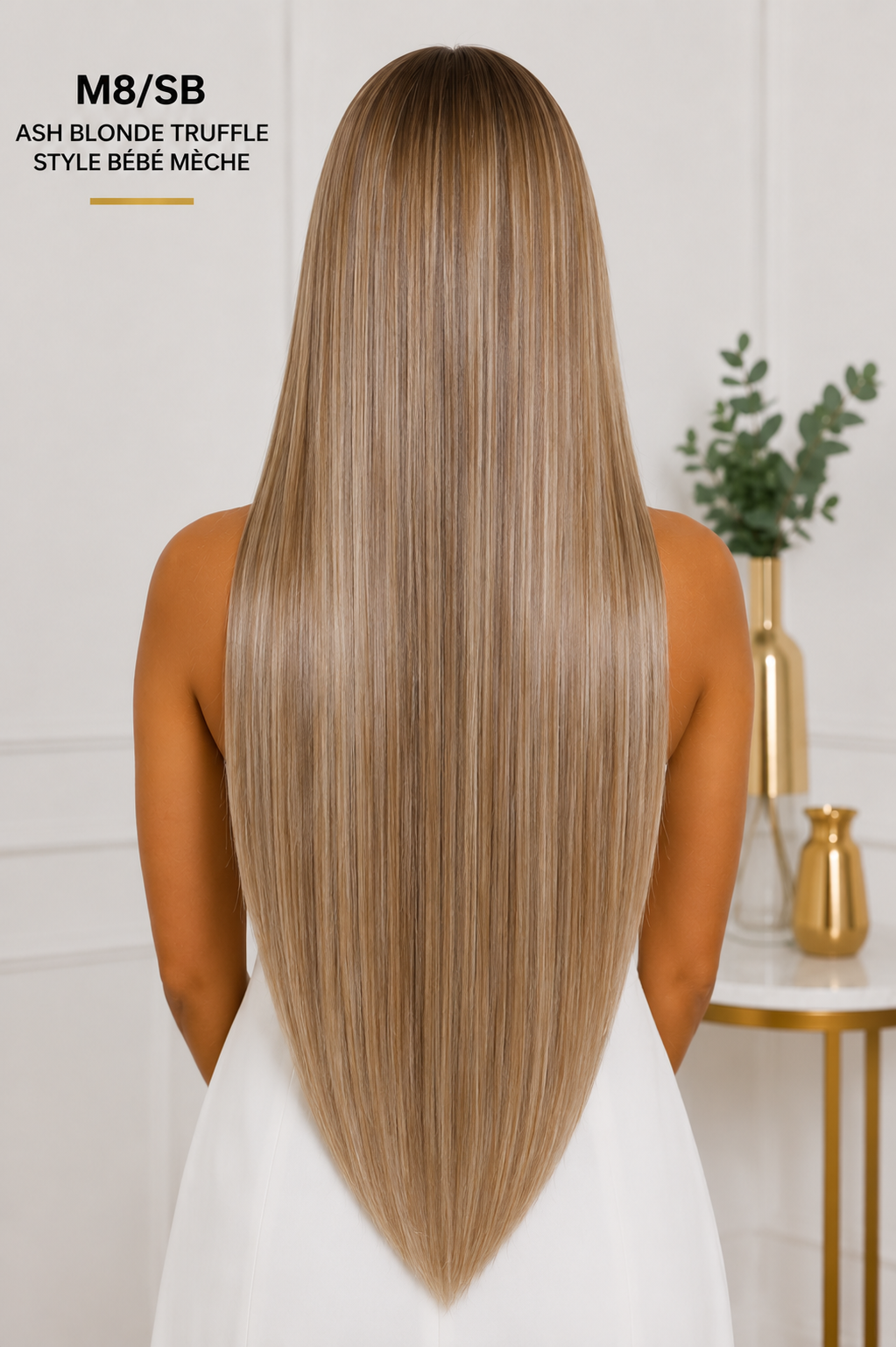 M8/SB - Ash Blonde Truffle Style Bébé Mèche