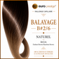 B#2/6 - Darkest Brown / Hazelnut Bown Balayage