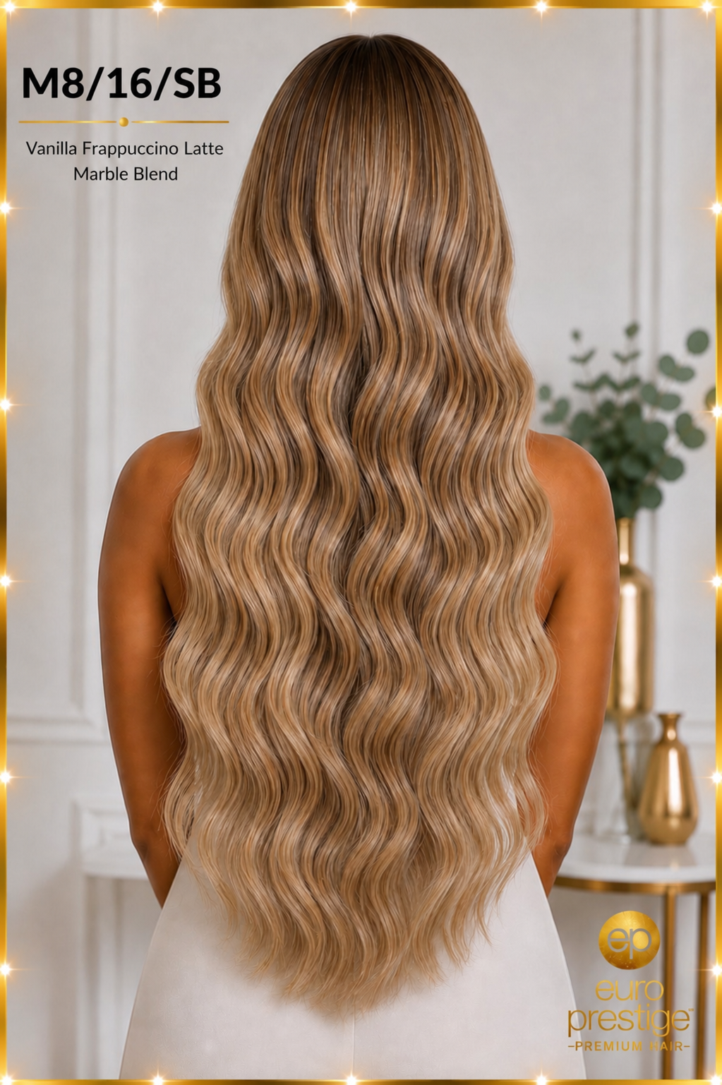 M8/16/SB - Vanilla Frappuccino Latte Marble Style