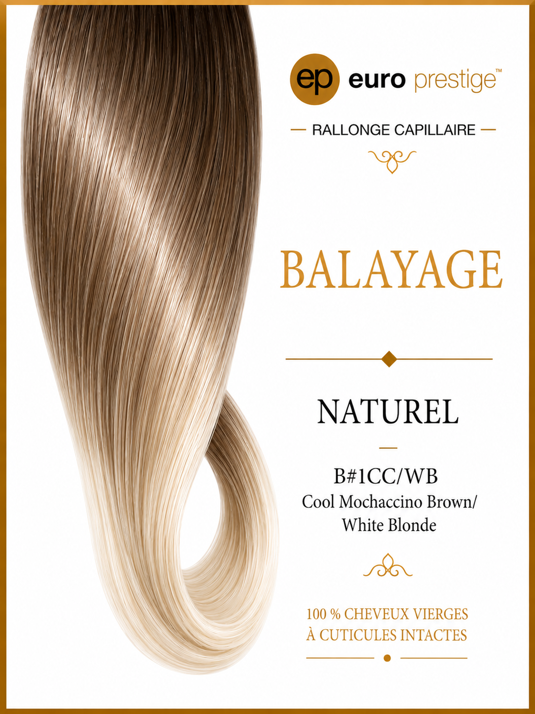 B1CC/WB - Cool Mochachino Brown/White Blonde Shadow Roots