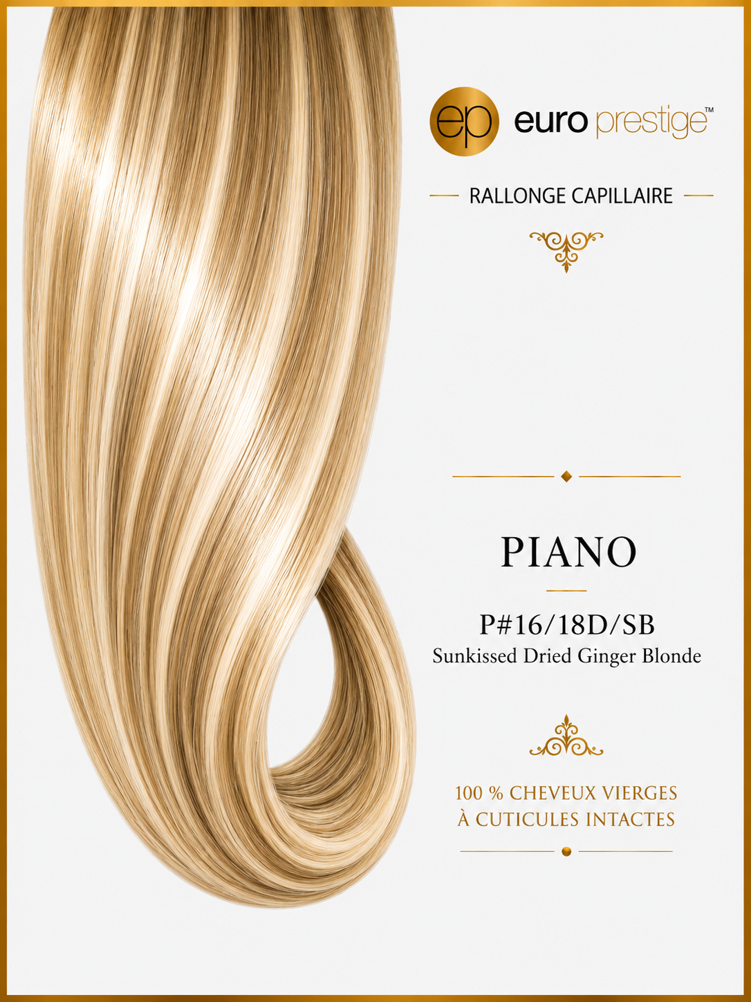 P16/18D/SB - Sunkissed Dirtiest Ginger Blonde Style Piano