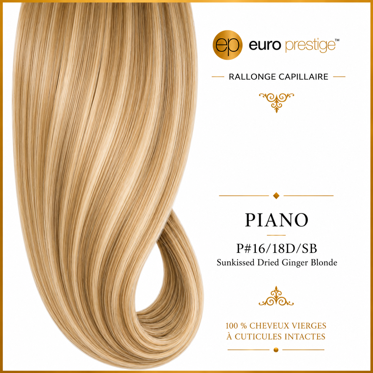  P16/18D/SB - Style Piano Sunkissed Dirtiest Ginger Blonde