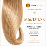 M16/18D/SB - Sunkissed Dirtiest Ginger Blonde Marble Style Euro Prestige