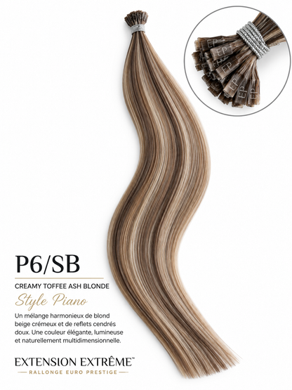 P6/SB - Creamy Toffee Ash Blonde Style Piano