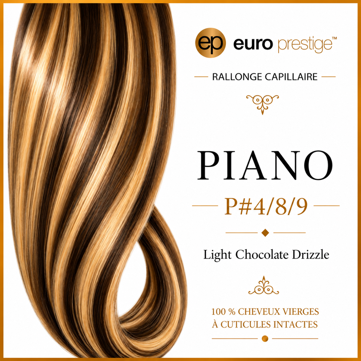 P4/8/9 - Light Chocolat Drizzle Style Piano