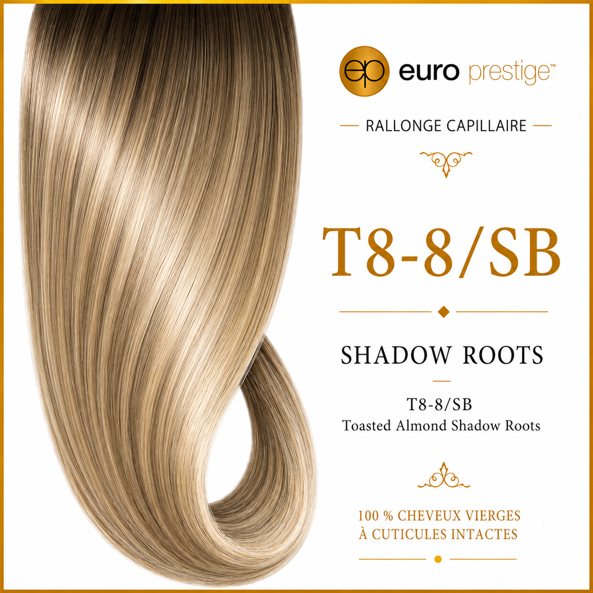 T8-8/SB -Toasted Almond Short Shadow Roots