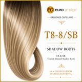 T8-8/SB -Toasted Almond Short Shadow Roots Euro Prestige