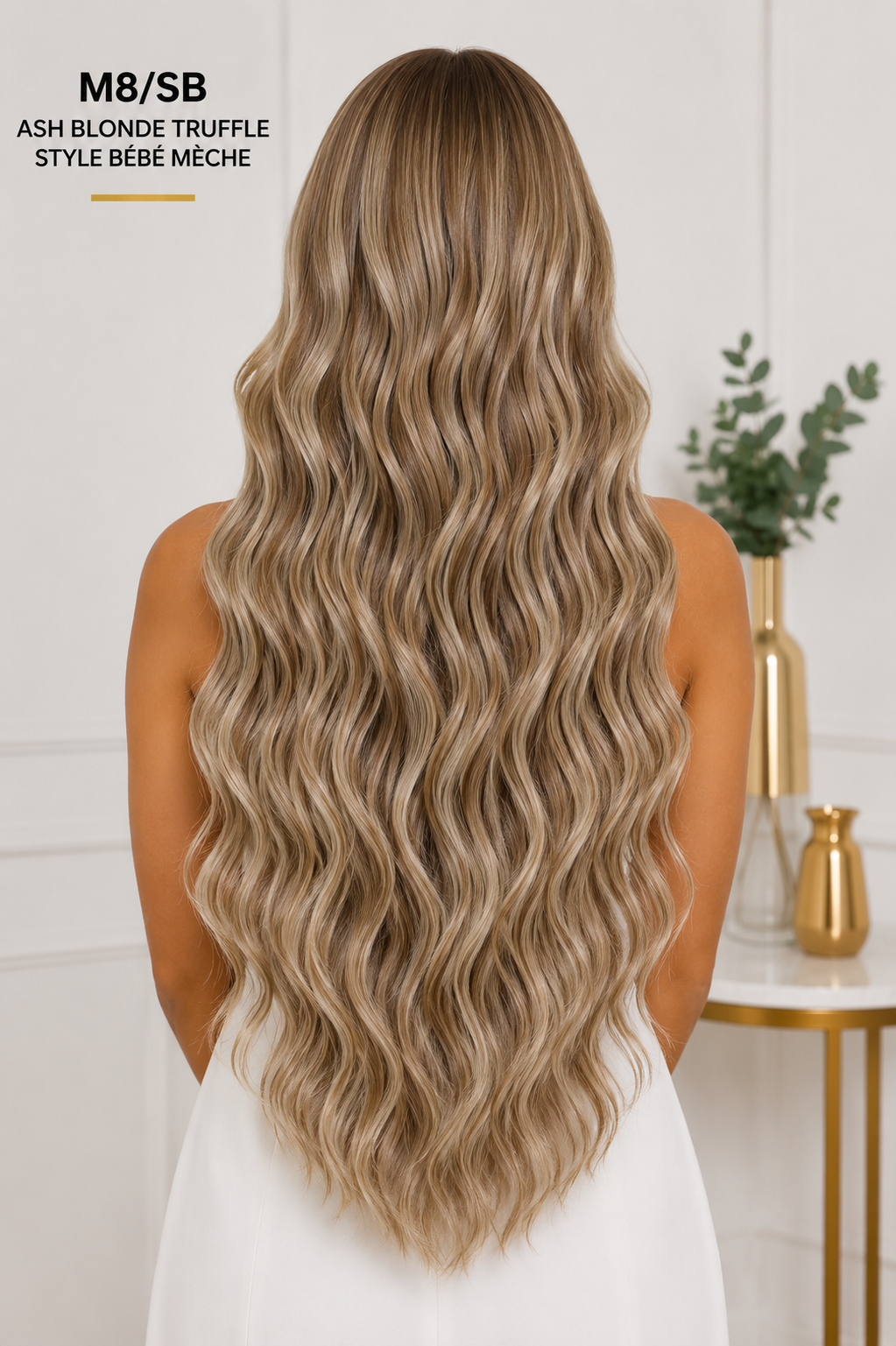 M8/SB - Ash Blonde Truffle Style Bébé Mèche
