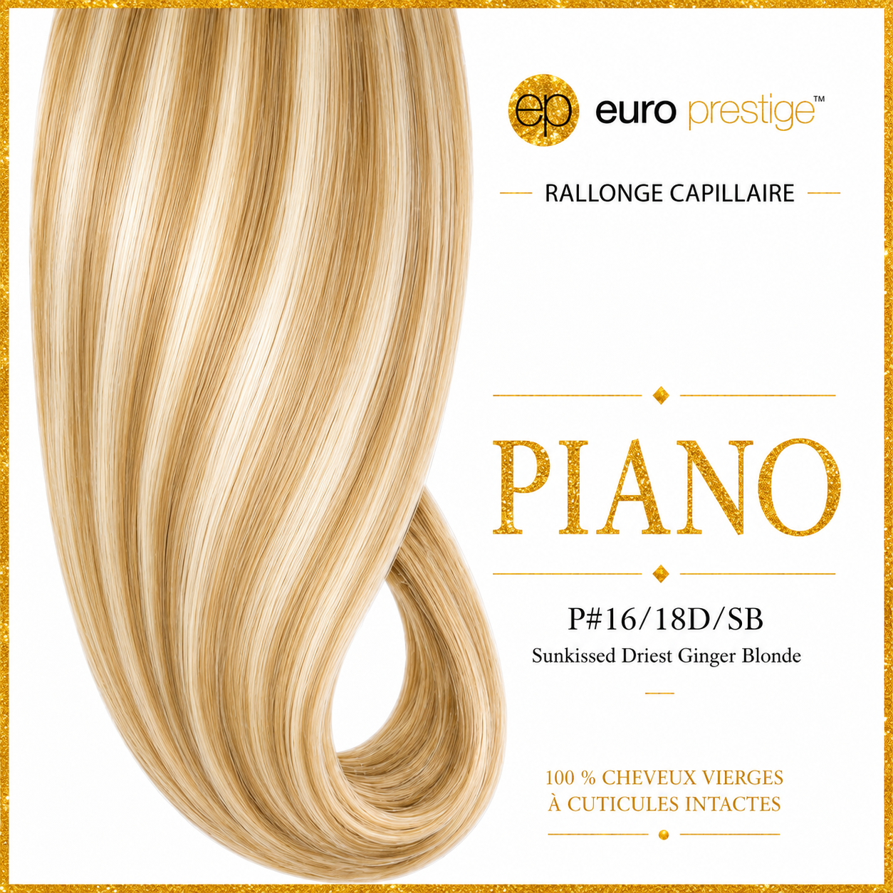 P16/18D/SB - Sunkissed Dirtiest Ginger Blonde Style Piano